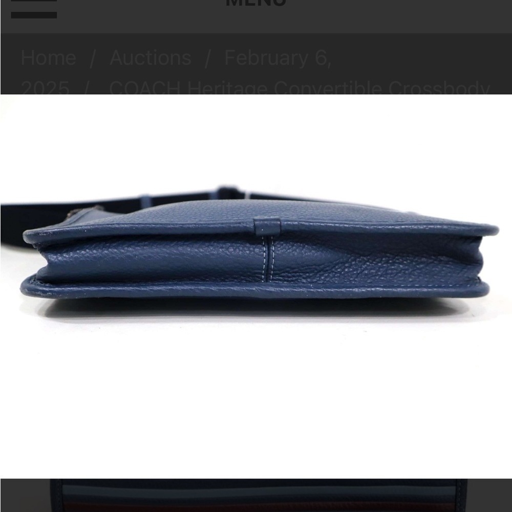 Our polished pebble leather Town tote secures with a snap closure. - Picture 7 of 8